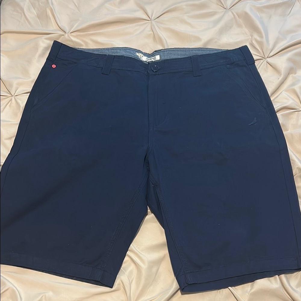 Staple brand Men's Navy Blue Shorts